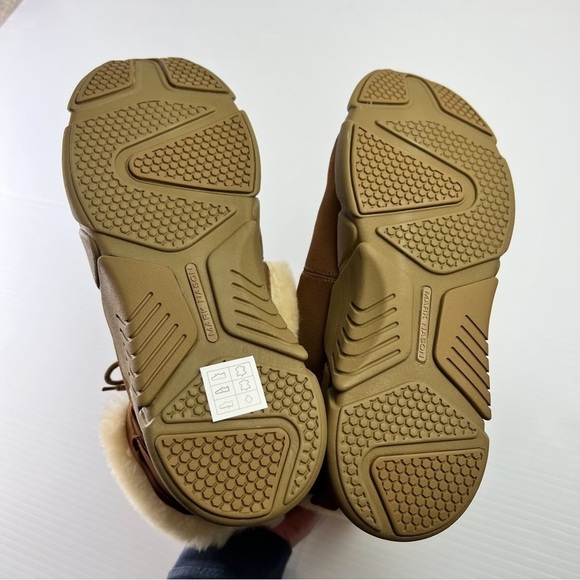 Mark Nason Boots women 6.5 Brown Block Chalet Sheep Shearling Memory Foam Winter - Picture 7 of 13